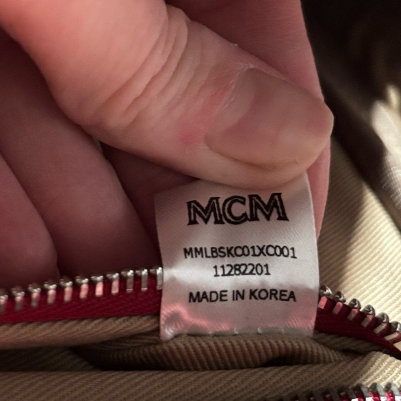 MCM Red Backpack - Picture 6 of 6